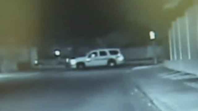 Police pursuit caught on dash cam video