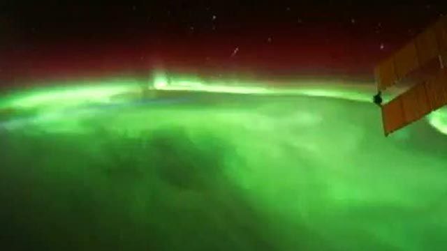 Aurora Australis Seen From Space