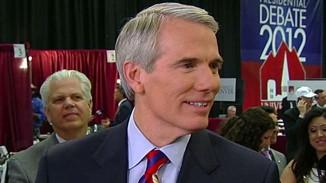 Sen. Portman: 'This was Mitt Romney's night'