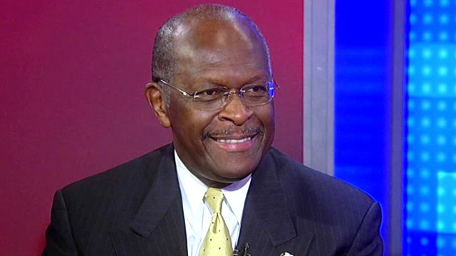 Cain Connects With Trump