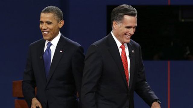 Both sides give Romney debate edge