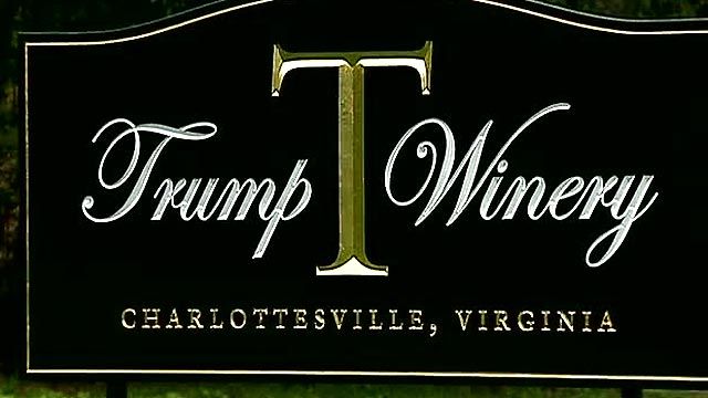 Trump Debuts Virginia Winery