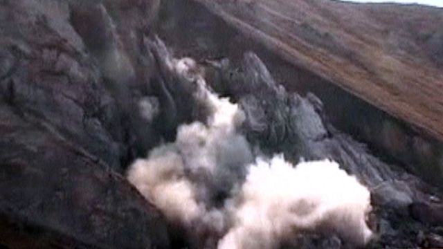 Around the World: Officials Blow Up Mountaintop in China