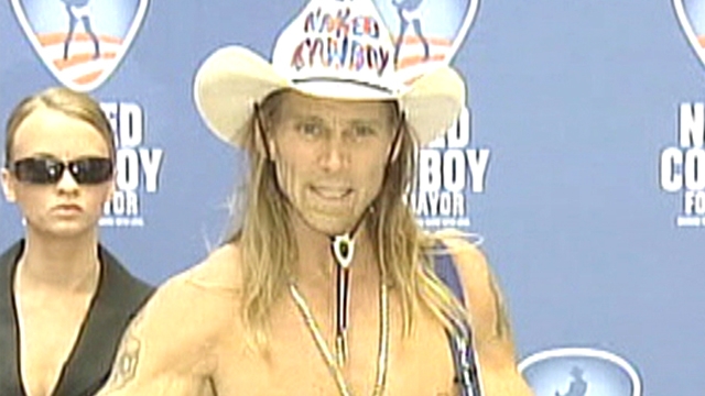 Naked Cowboy Enters Presidential Race
