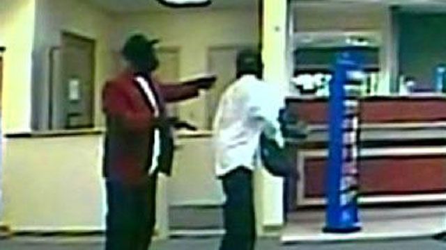 Father and Son Walk Into Robbery in Progress