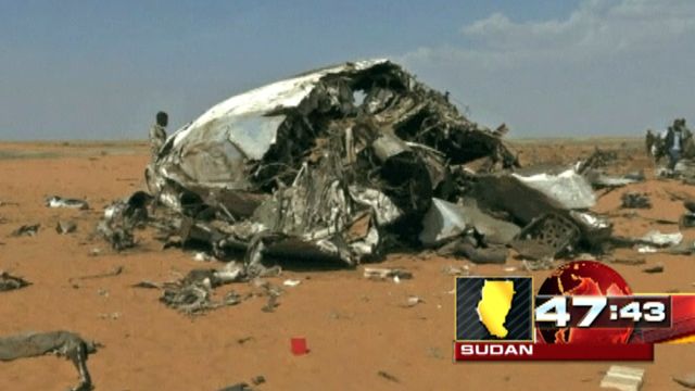 Around the World: Military transport plane crashes in Sudan