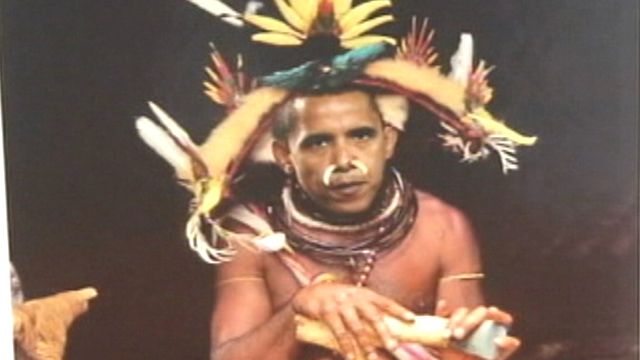 Obama 'witch doctor' display creates outrage