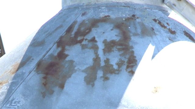 Jesus spotted on side of silo?