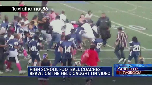 VIDEO: Football Brawl at California High School Game