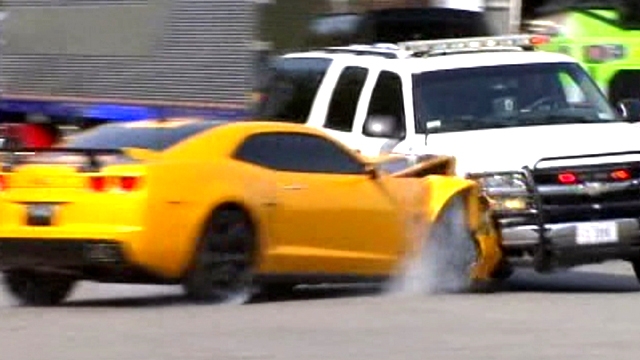 Unplanned Car Crash on 'Transformers' Set Caught on Tape
