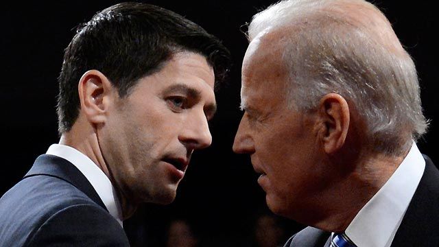 Split decision? Polls, pundits score Biden-Ryan a draw