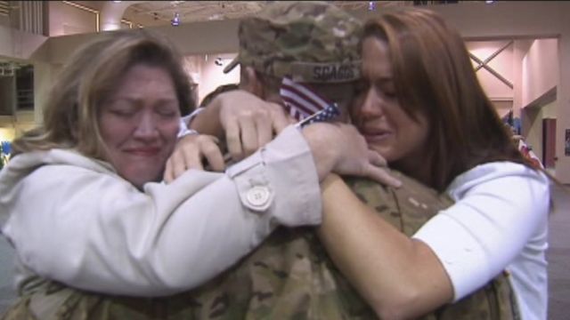 Fort Benning soldiers receive emotional welcome home