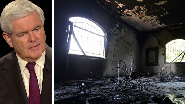 Newt Gingrich reacts to fallout from Benghazi attack