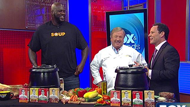 Shaq gets serious about helping hungry kids