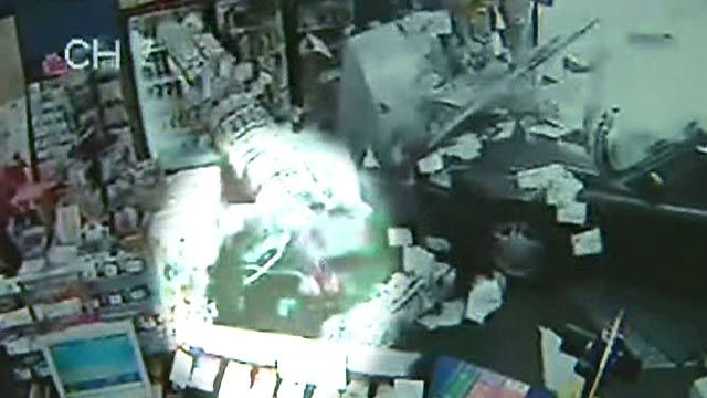 Car Crashes Into Store, Hits Stroller