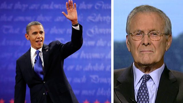 Rumsfeld: Obama 'flat wrong' at final debate