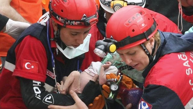 Two-Week-Old, Mother Rescued From Rubble in Turkey