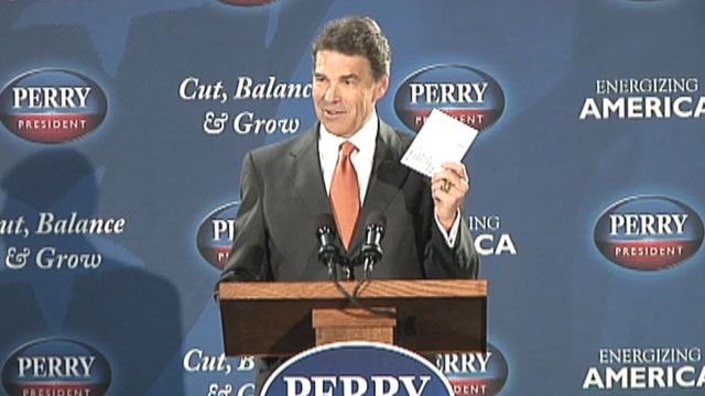 Rick Perry Hopes to Get 'Back on Track'