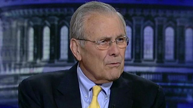 Rumsfeld: WH made 'arguments of convenience' in Benghazi