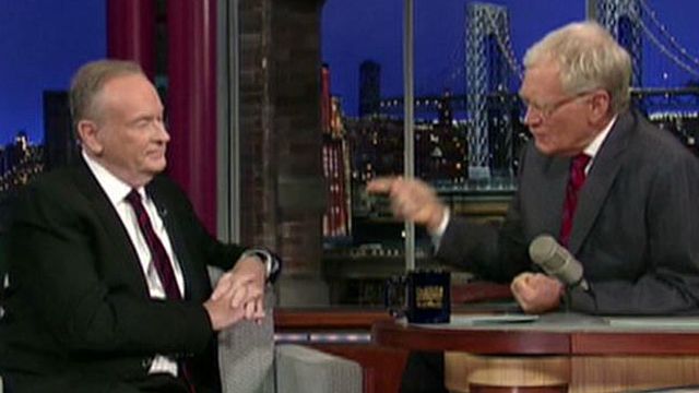 Watch O'Reilly on 'Letterman' for a funny situation