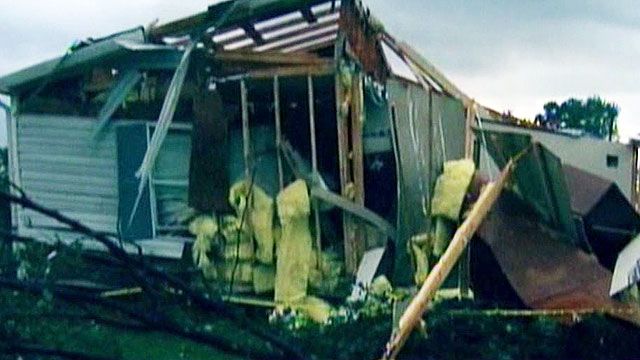 Family Survives After Tornado Tears Home Apart