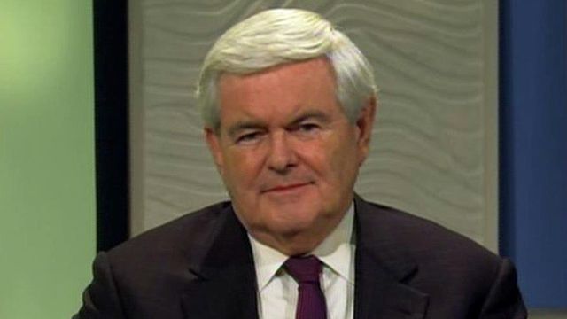 Gingrich on White House race, Sandy and 1 week left