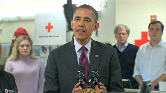 President Obama: 'Heartbreaking' Sandy is Not Over