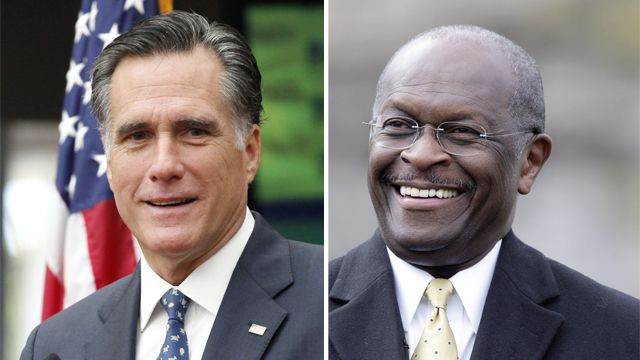 Cain, Romney Tied in New Iowa Poll