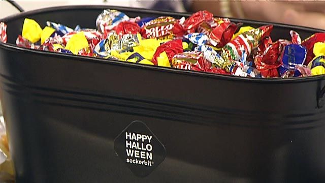 Swedish Candy Shop Celebrating Halloween in America