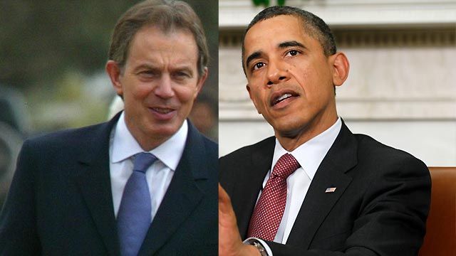 President Obama Meets with Tony Blair