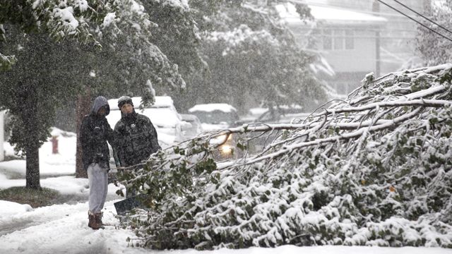 Millions in Northeast Without Power After Snowstorm