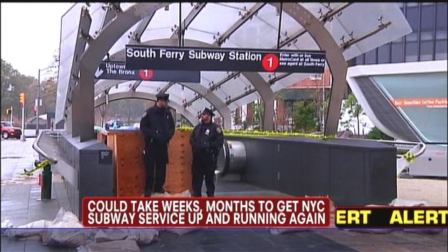 Could Take Weeks Before NYC Subway Service Up