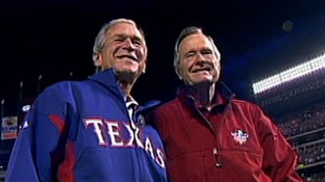 Two Fmr. Presidents Take to the Mound