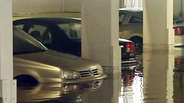 Underground Garages Flooded, Damaging Several Cars