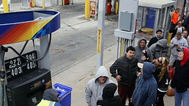 Long Lines for Gas in NY & NJ