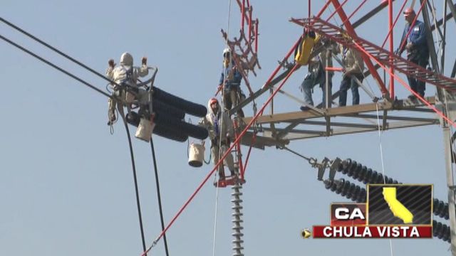 Across America: Electrical workers 'charge' up in California