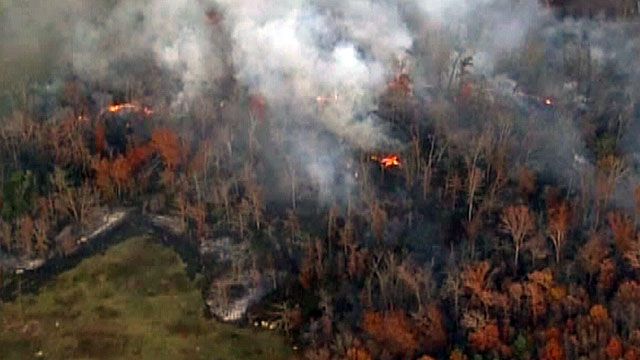 Wildfires Rage in Mark Twain National Forest