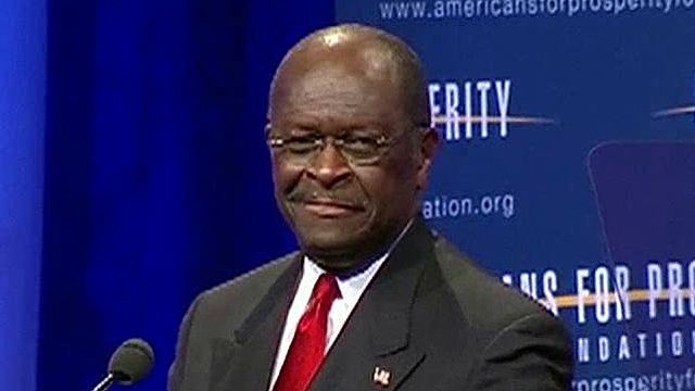 Cain's Effort to Keep Campaign on Track