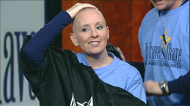Off-Air Head-Shaving for a Cause