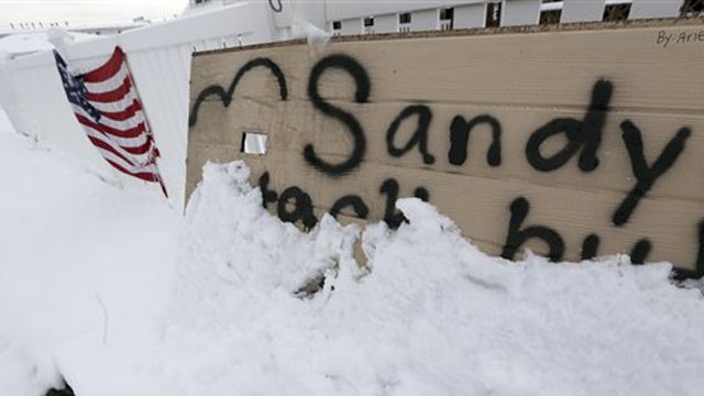 Nor'easter hits region recovering from Sandy