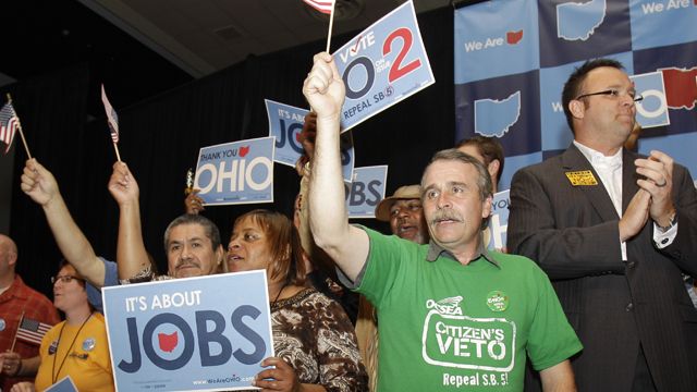 Ohio Voters Reject Law Limiting Power of Unions