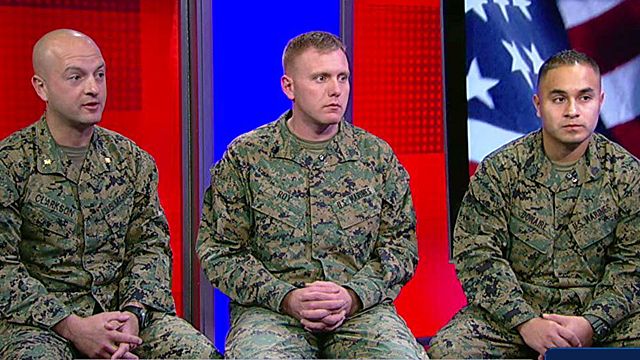Wave of Marines help in hurricane-battered areas