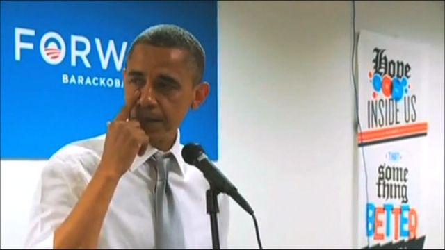 Obama Wiped Away Tears As He Thanked His Staff