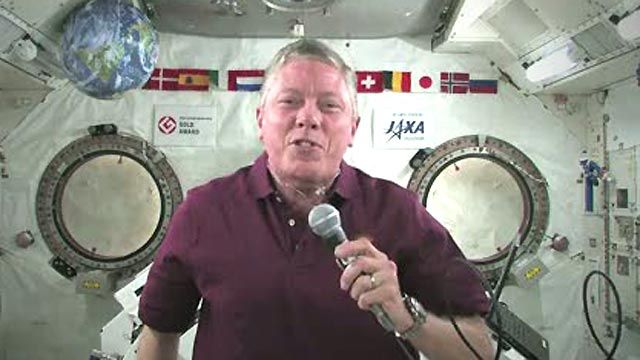 Space Station Crew Sends Message to Veterans
