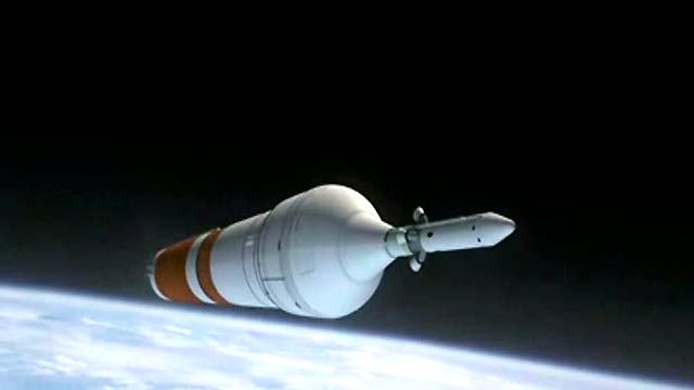 NASA Animation of Orion Spacecraft's Proposed Test Flight