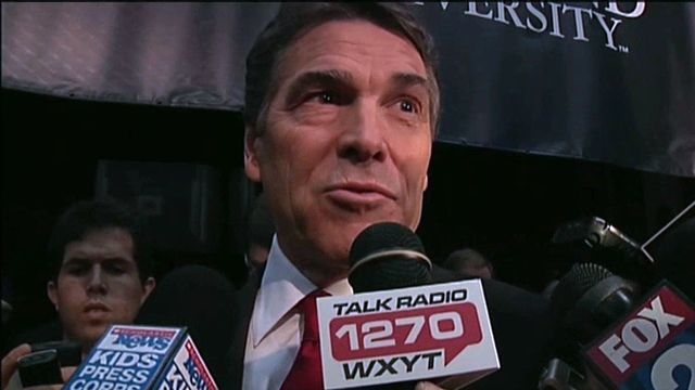 Rick Perry Does Damage Control