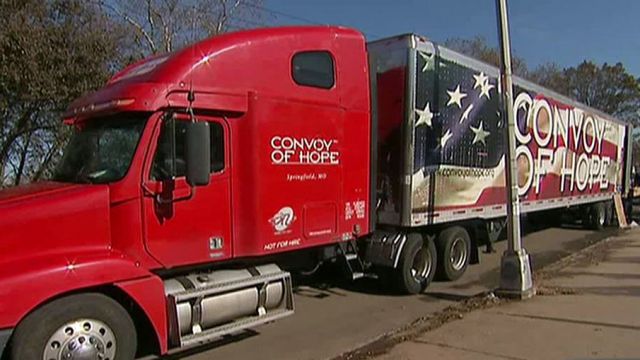 'Convoy of Hope' helps victims of Hurricane Sandy rebuild