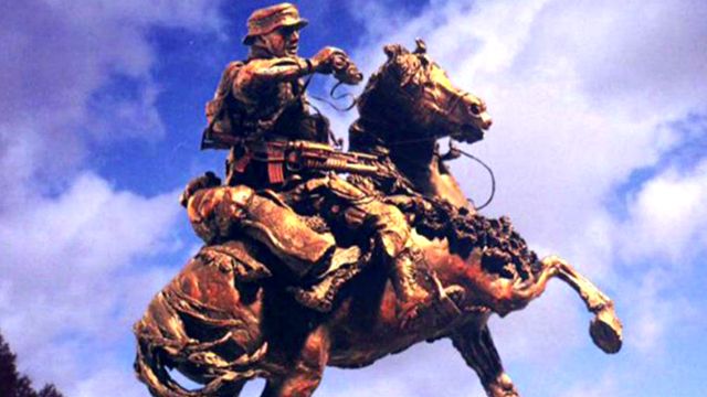 Huge Bronze Statue Honors 'Horse Soldiers'