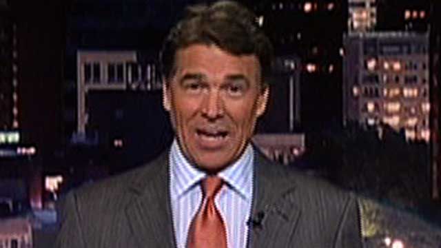 Rick Perry Goes on Letterman