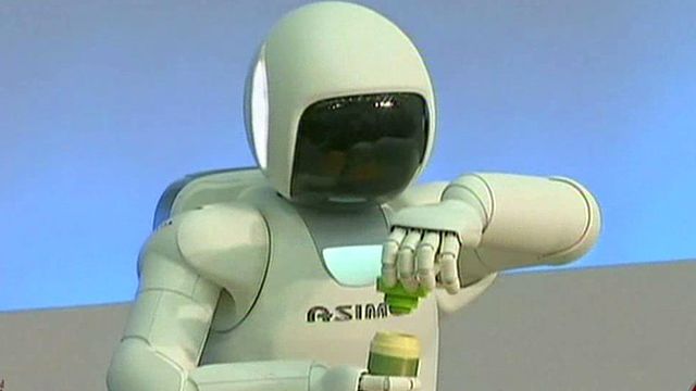 Honda Robot Runs, Pours Drinks